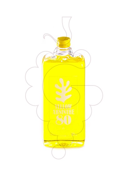 Photo Apéritif Absenta 80 Yellow Flask Plastique