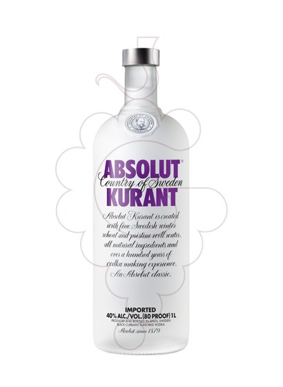 Photo Vodka Absolut Kurant