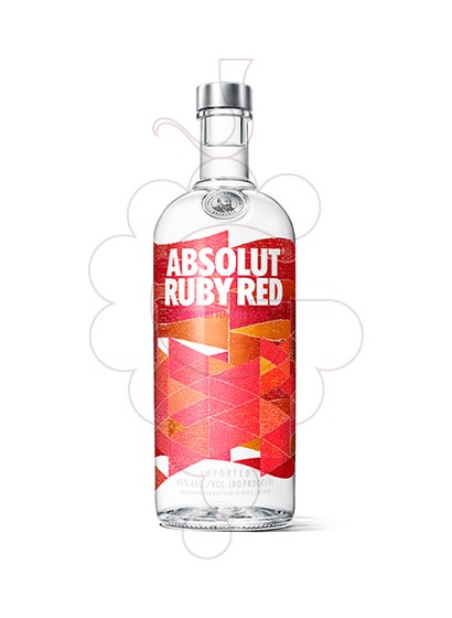 Photo Vodka Absolut Ruby Red