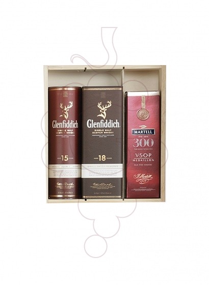 Photo Boîtes de Noël Pack 4 bouteilles de vin Catalogne