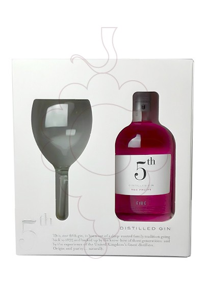 Photo Gin 5 th Red Fruits Pack (1 u + verre)