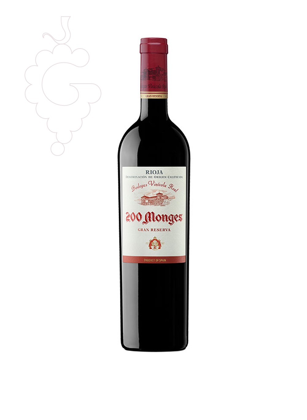 Photo 200 Monjes Gran Reserva vin rouge