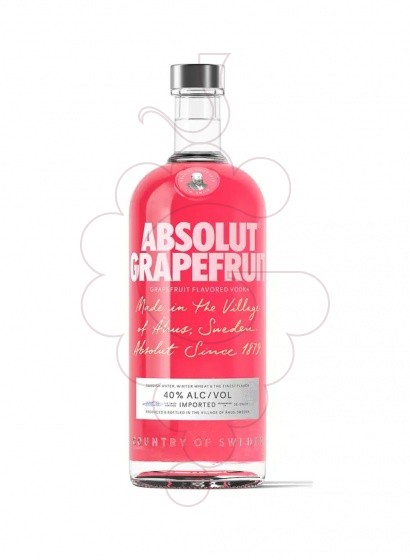 Photo Vodka Absolut grapefruit litre