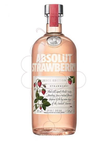 Photo Vodka Absolut Strawberry