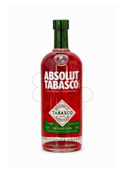 Photo Vodka Absolut tabasco litre