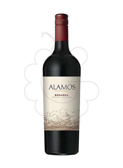 Photo Alamos Bonarda vin rouge