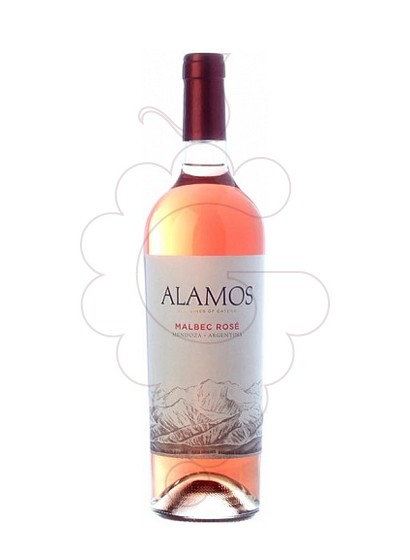 Photo Alamos Malbec Rose vin rosé