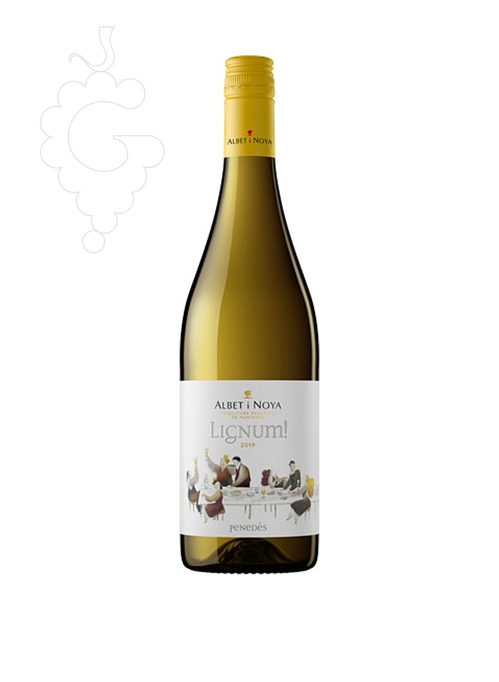 Photo Albet i Noya Lignum Blanc vin blanc