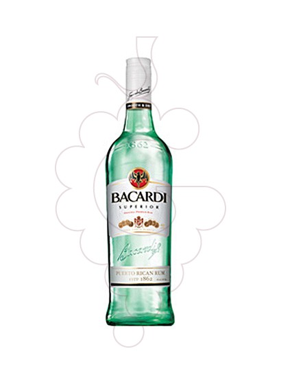 Photo Rhum Bacardi refillable