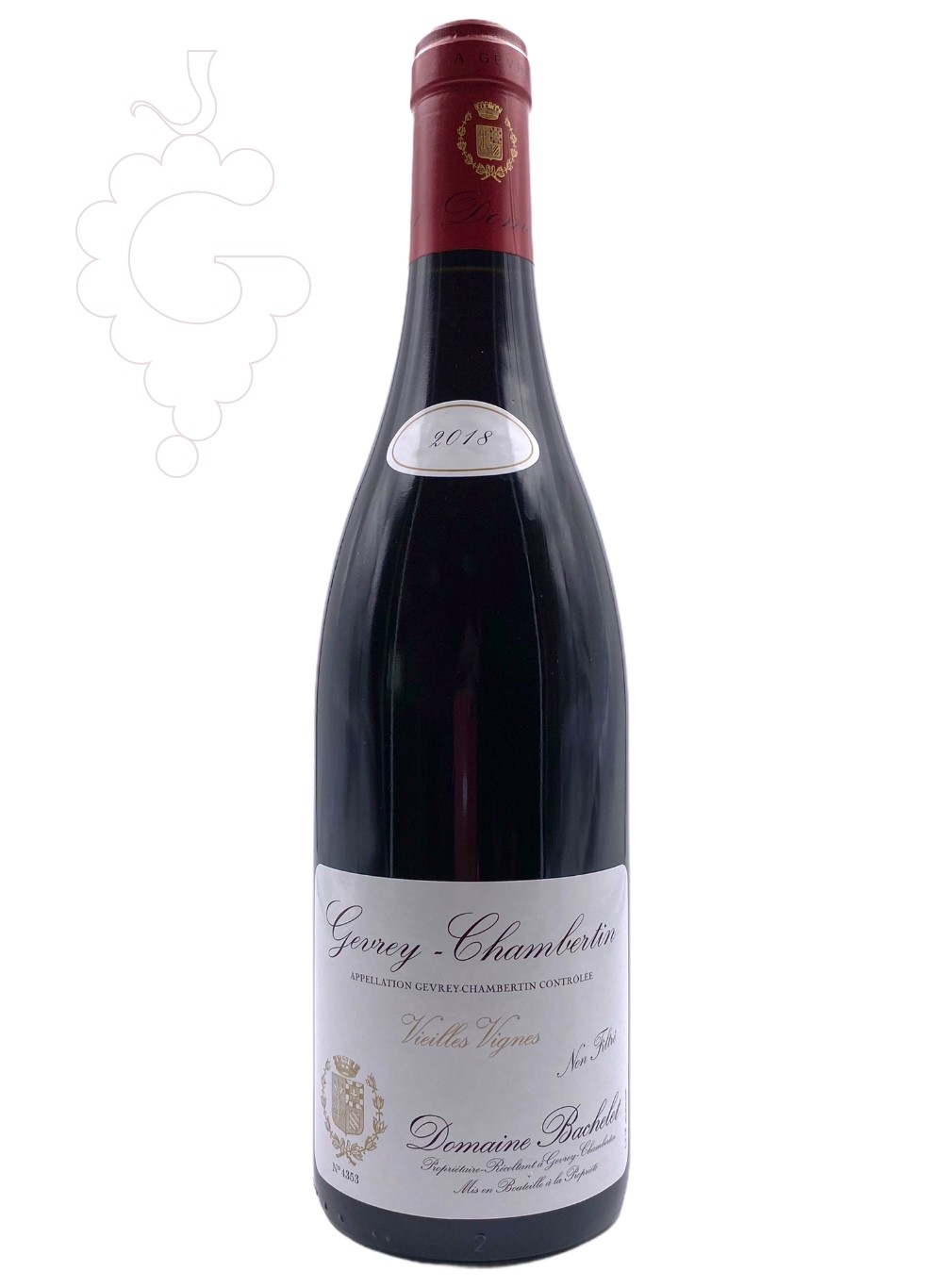 Photo Bachelet Gevrey-Chambertin Vielles Vignes vin rouge