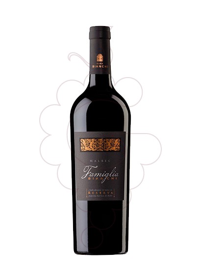 Photo Bianchi Famiglia Malbec vin rouge