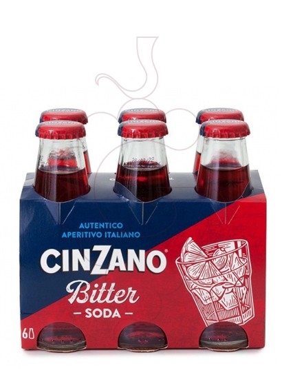 Photo Apéritif Bitter Cinzano Soda pack 6 u