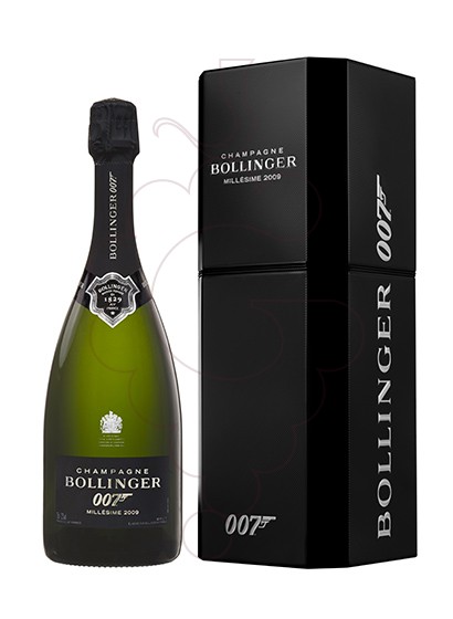 Photo Bollinger 007 + Case vin mousseux