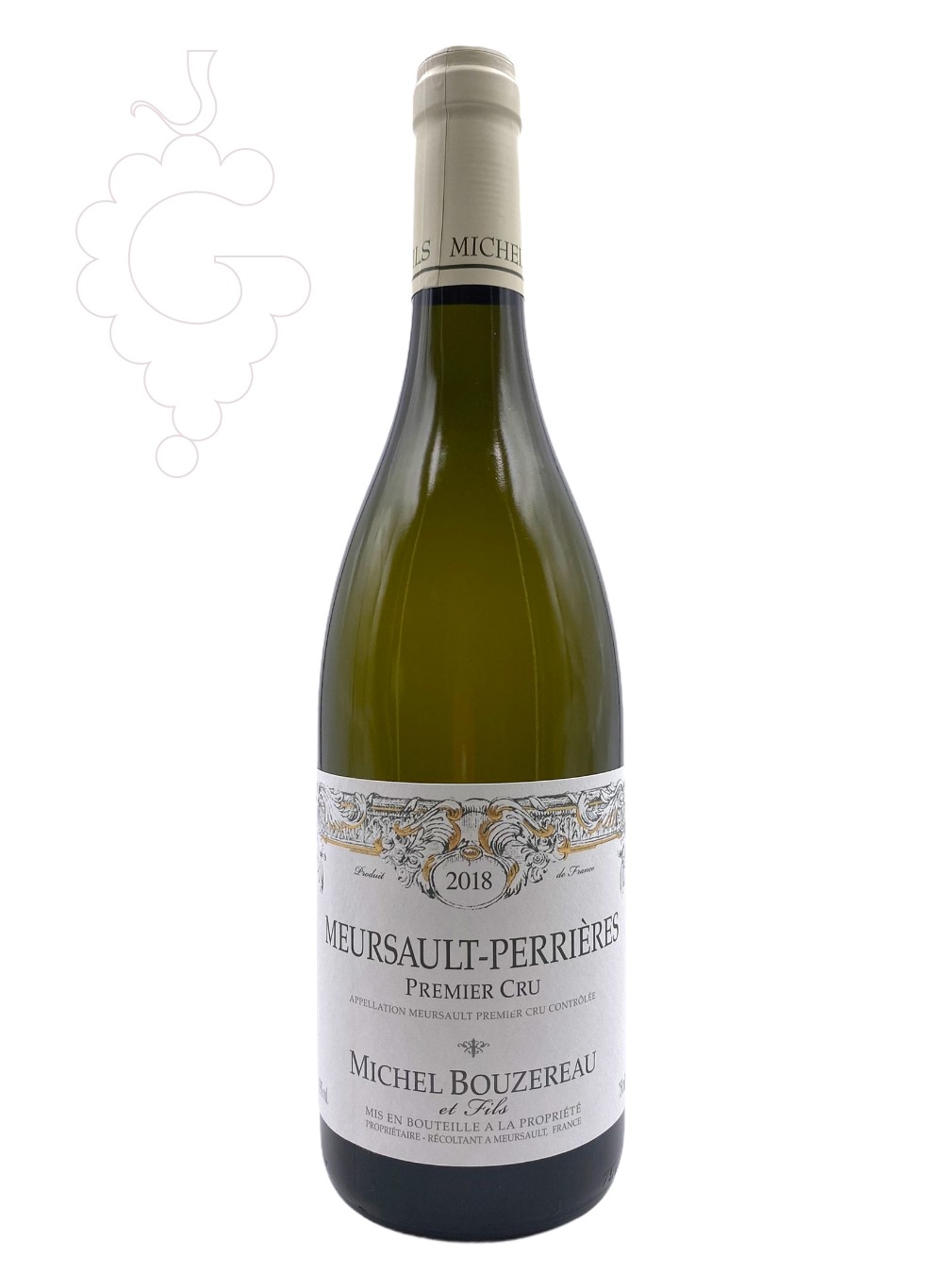 Photo Bouzereau Meursault 1er Cru Les Perrières vin blanc