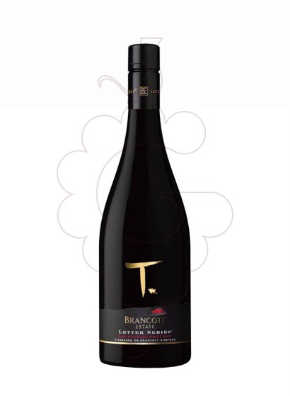 Photo Brancott Letter Series T Pinot Noir vin rouge