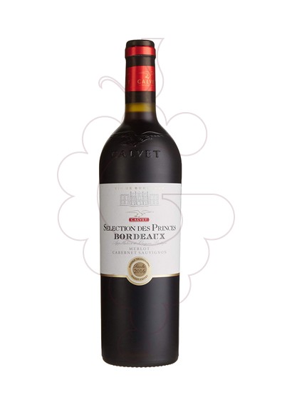 Photo Calvet Selection des Princes Bordeaux vin rouge