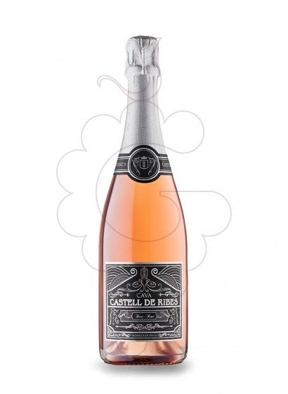 Photo Castell de ribes rose brut vin mousseux