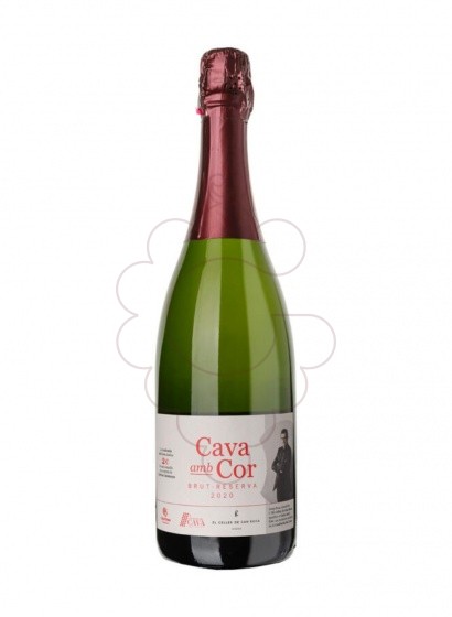 Photo Cava amb cor brut reserva vin mousseux