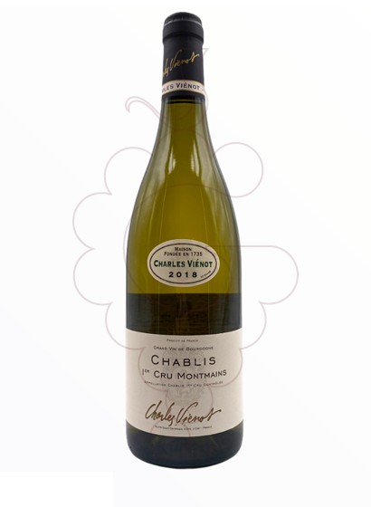 Photo Charles Vienot Chablis 1er Cru Montmains vin blanc