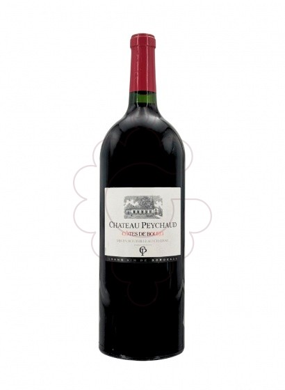 Photo Chateau peychaud magnum vin rouge