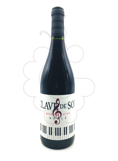 Photo Clave de Sol Rouge vin rouge