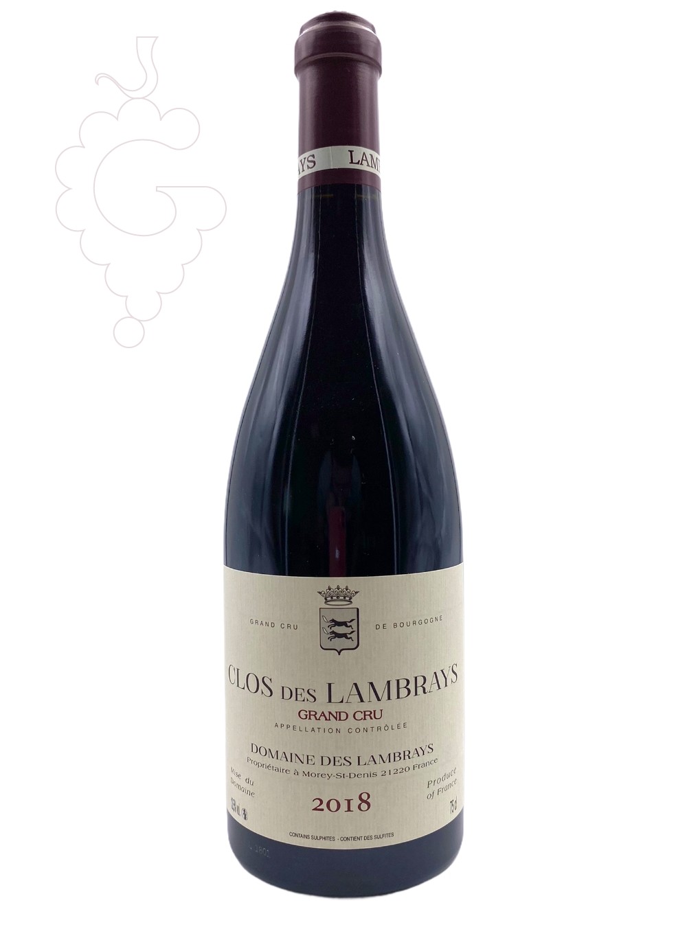 Photo Clos des Lambrays Grand Cru vin rouge