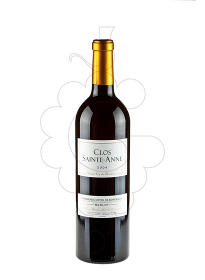 Photo Clos Sainte Anne Negre vin rouge