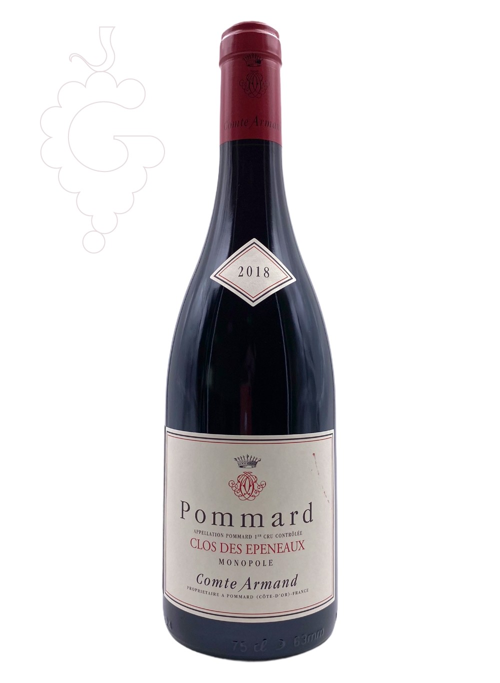 Photo Comte Armand Pommard 1er Cru Clos des Epeneaux vin rouge