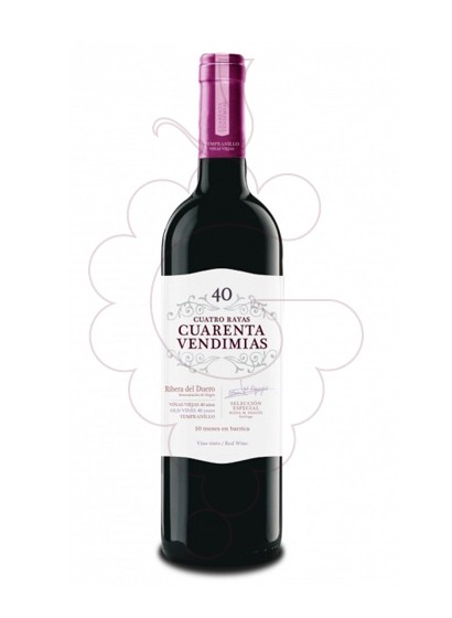 Photo Cuarenta Vendimias Tempranillo vin rouge