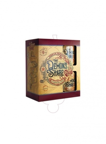 Photo Rhum The Demon's Share 6 Ans Pack (1 u + 2 verres)