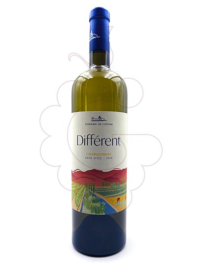 Photo Différent Chardonnay vin blanc