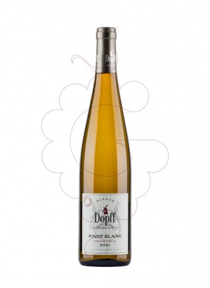 Photo Dopff Pinot Blanc Alsace vin blanc
