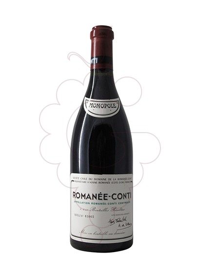 Photo DRC Romanee - Conti  vin rouge