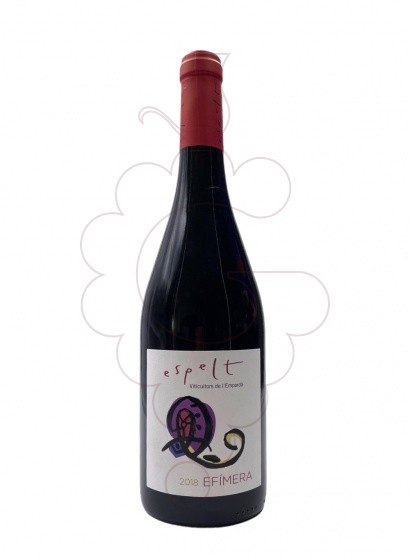 Photo Espelt Efímera vin rouge