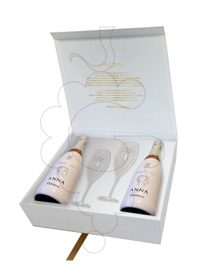 Photo Anna de Codorniu Blanc de Blancs Pack (2 u + 2 verres) vin mousseux