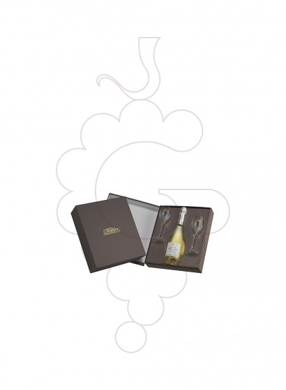 Photo Coffrets cadeaux Pierre Mignon Blanc de Blancs Pack (1 u + 2 verres)