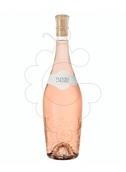 Photo Fleurs Prairie Provence Magnum vin rosé