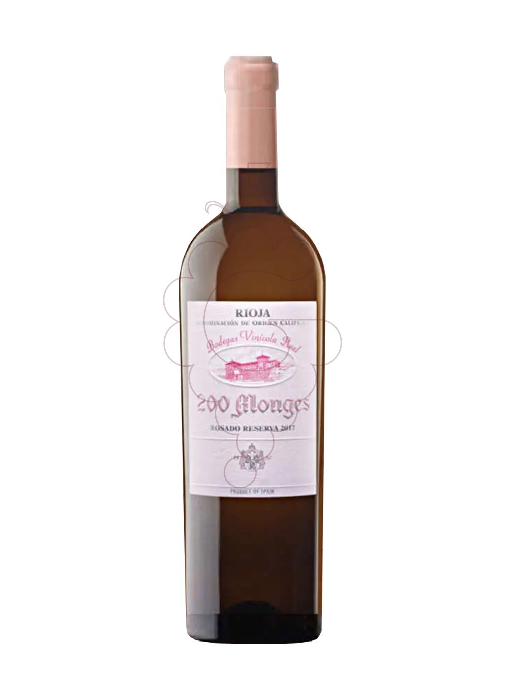 Photo 200 monges rosat reserva 2017 vin rosé