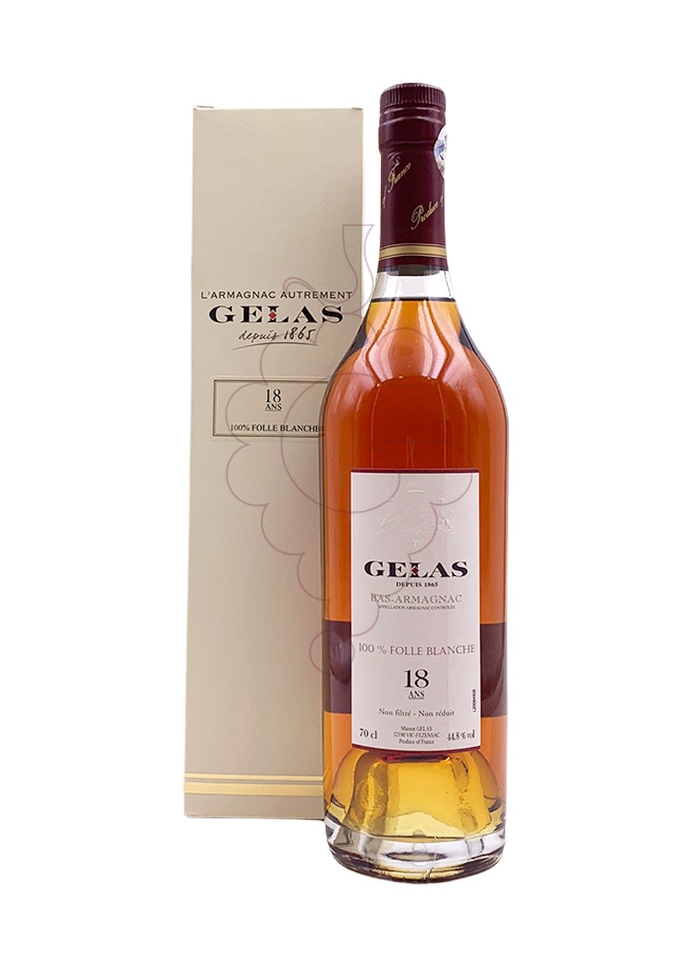 Photo Armagnac Armagnac Gélas Folle Blanche 18 Ans