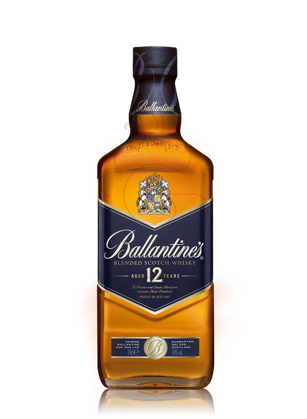 Photo Whisky Ballantine's Blue 12 Ans