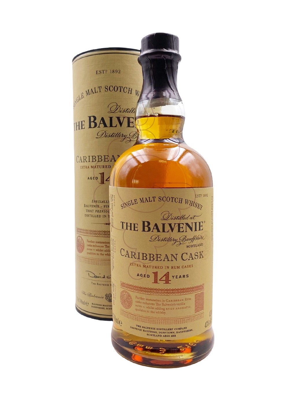 Photo Whisky Balvenie Caribbean Cask 14 Ans