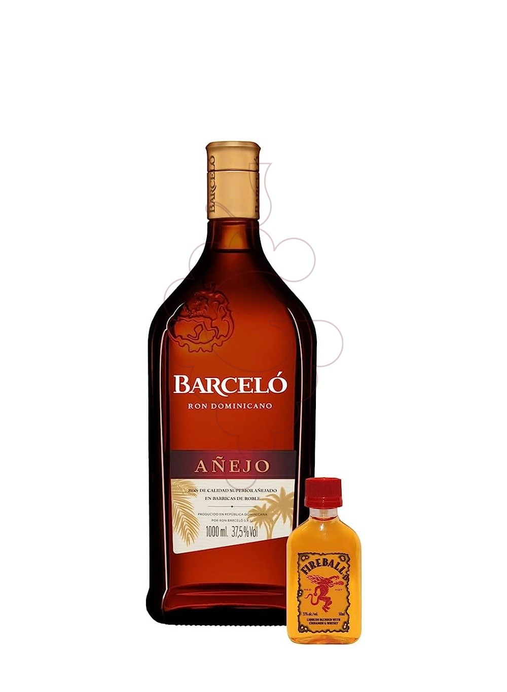 Photo Rhum Barceló Añejo Pack (1 bot + Fireball mini)