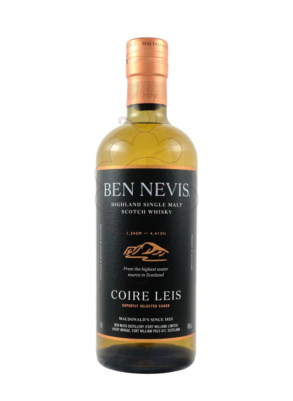 Photo Whisky Ben nevis coire leis 70 cl