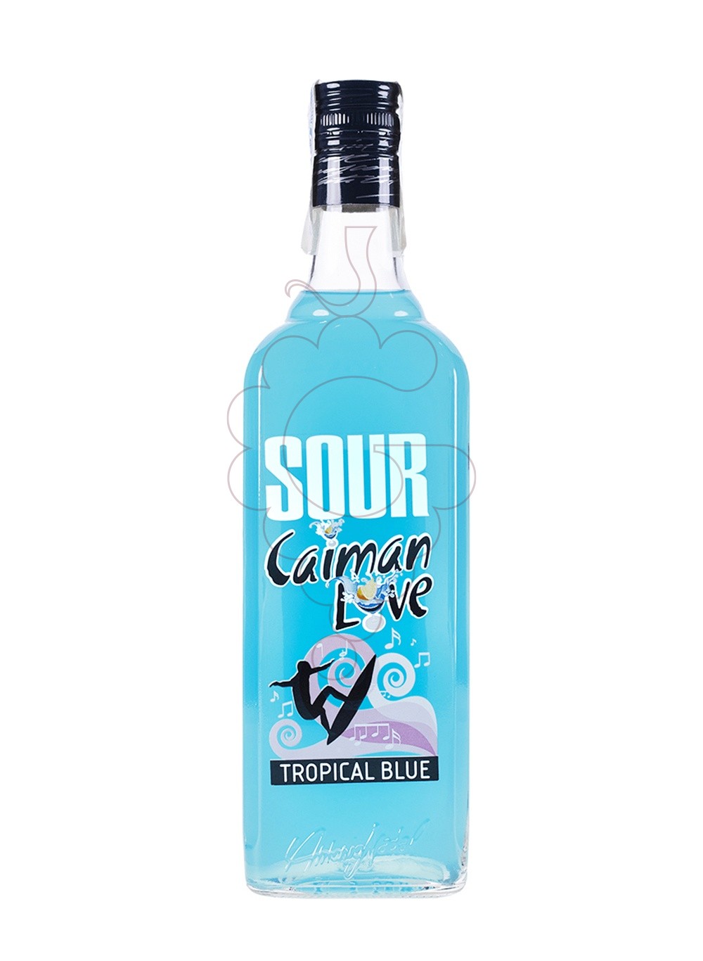 Photo Liqueur Caiman love tropical blue 70cl