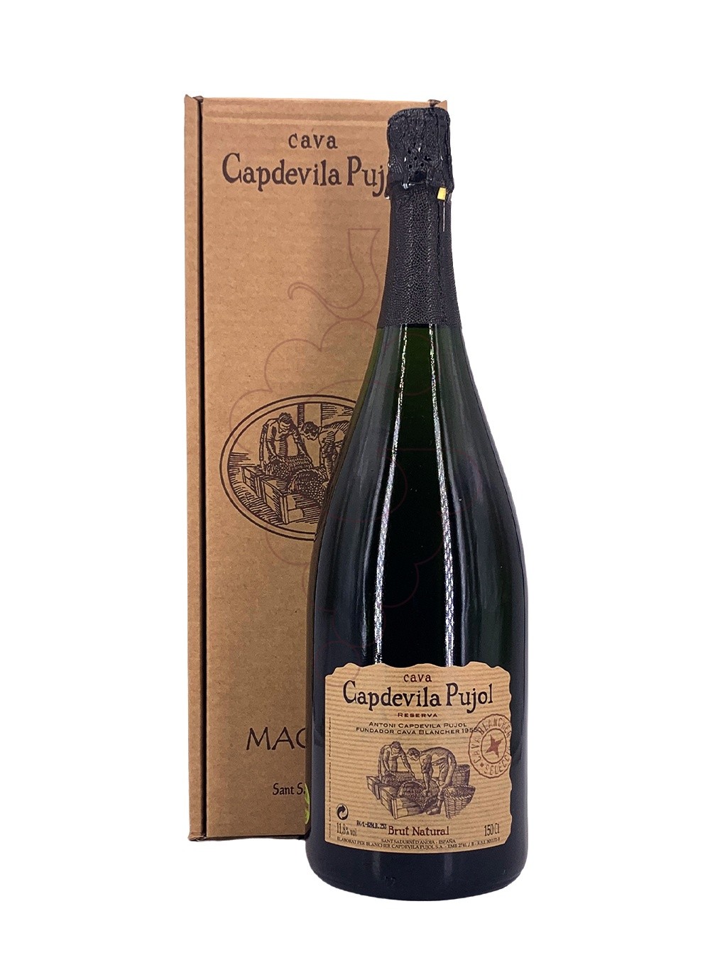 Photo Capdevila Pujol Magnum vin mousseux