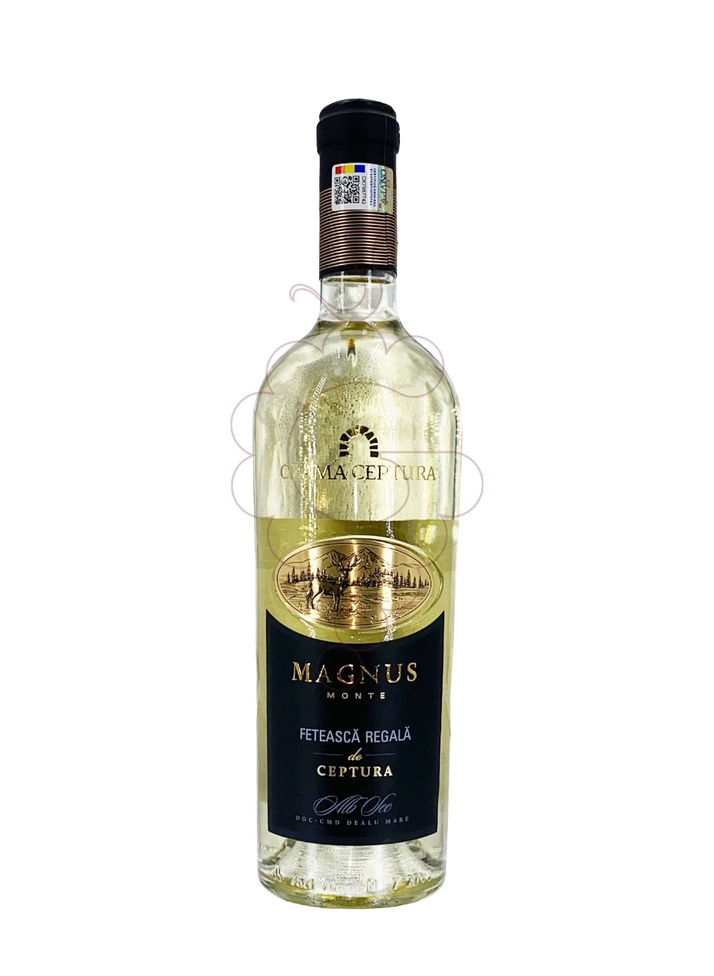Photo Crama Ceptura Cervus Magnus Monte Feteasca Regala vin blanc