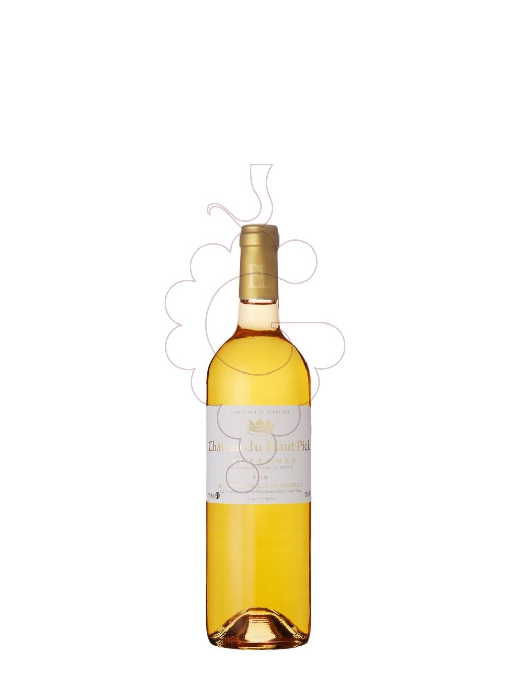Photo Chateau du Haut Pick Sauternes vin généreux