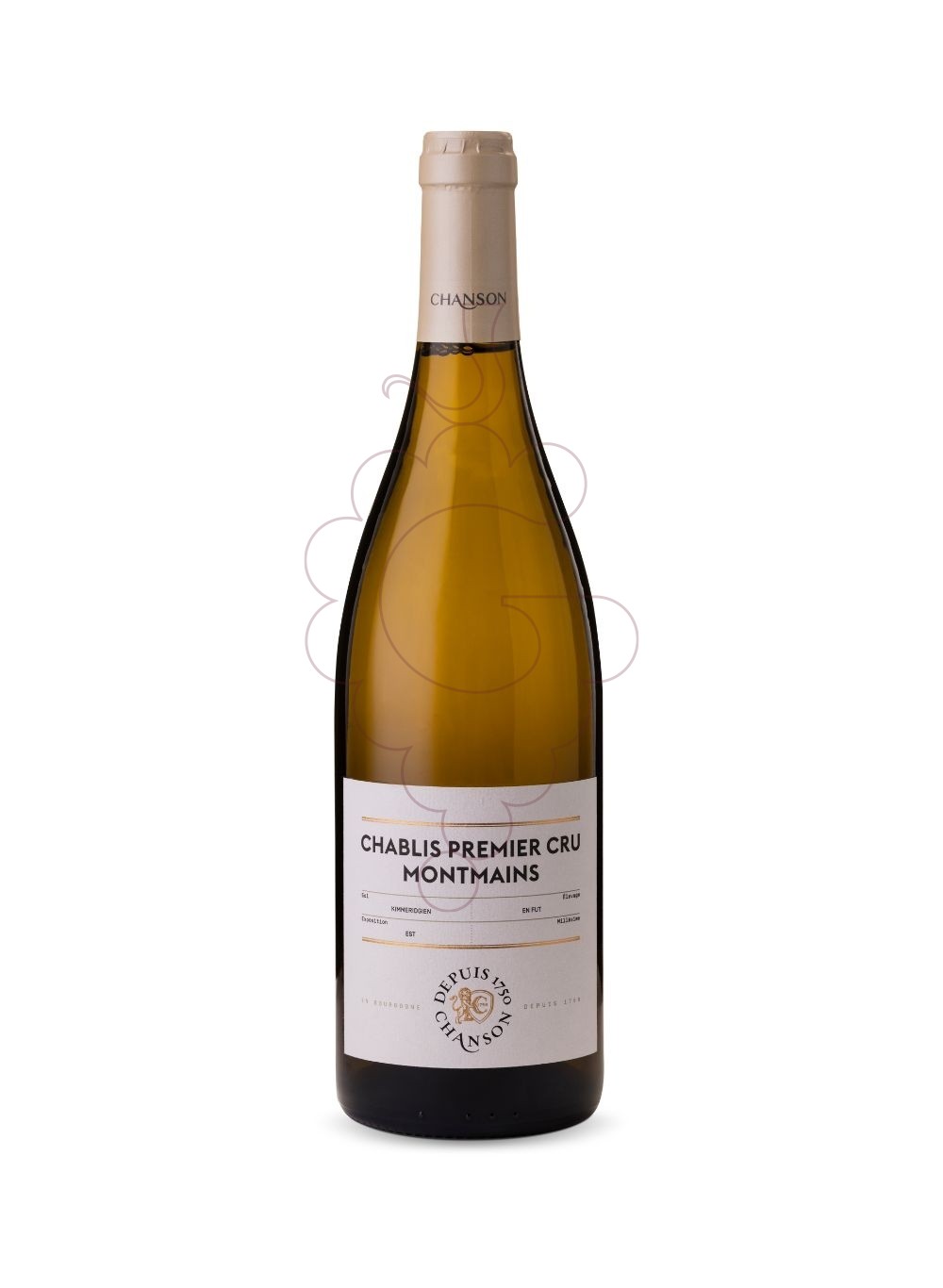 Photo Chanson Chablis 1er Cru Montmains vin blanc