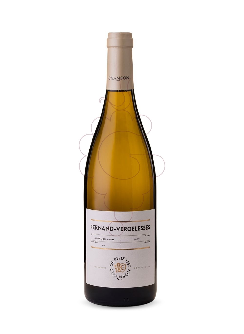 Photo Chanson Pernand-Vergelesses Chardonnay vin blanc