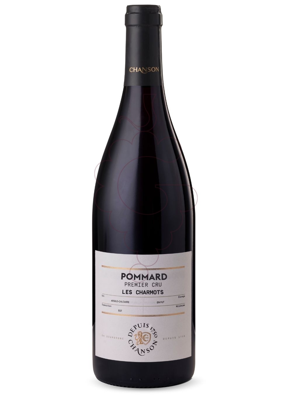 Photo Chanson Pommard 1er Cru Les Charmots  vin rouge